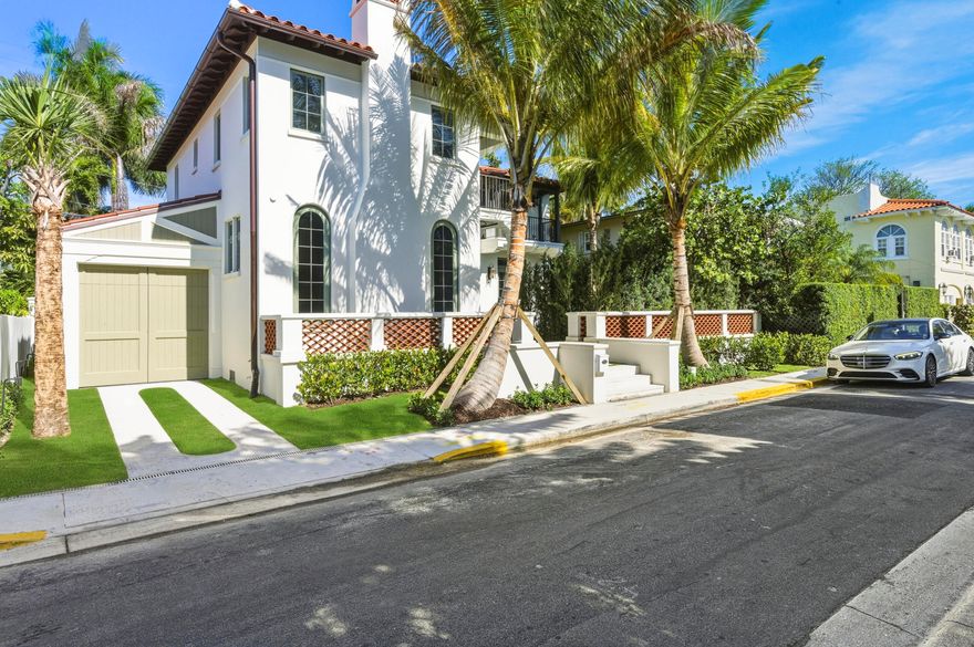 Unique Opportunity...the Best Deal In Town!  Lives like a Townhome and is a fabulous alternative to condo living with no restrictions and no neighbors!  Bring your dogs and enjoy the privacy of your own home... Stroll to Bradley Park, the Beach, Publix, & the best restaurants in Town. Exceptional new construction 4BR/4.5BA  designed by award-winning Studio SR Architecture featuring Graff bath fixtures, Kolbe windows and doors, and a chef's kitchen with Sub-Zero and Wolf appliances. Elegant interiors flow seamlessly to outdoor living enhanced by custom cast stone architectural elements. The home is crowned by an imported barrel clay tile roof and includes a one-car carport.  Must See!  Move in and Enjoy!