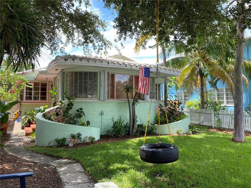 Great Location & Historic Charm – 3Bed/2Bath, furnished home East of US-1. (can also be rented unfurnished) Interior features Split Bedrooms, Sitting Room, Separate Living/Dining Room Combo, Gas Fireplace, Gas Stove, Washer/Dryer combo. Exterior features Fenced front & back yard, storage shed (great for bicycles), Accordion shutters throughout, Gas grille, Private yard includes patio furniture, Gated back provides add’l parking for up to 2 cars and add’l street parking directly in front of house. Walk to Beach, Grocery, Parks & Downtown Hollywood, Short distance to Gulfstream Park and Aventura Mall and minutes to FLL International Airport. Available Sept. 1st.