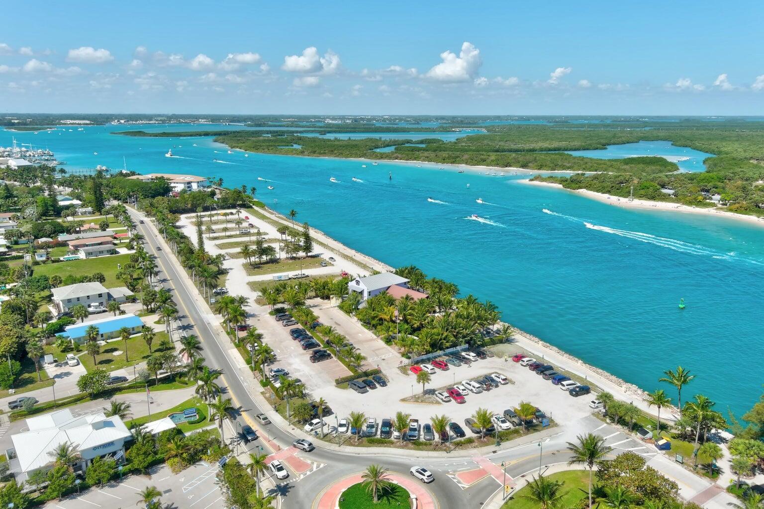 DIRECT INTRACOASTAL PANORAMIC VIEWS! Beautiful 2-bedroom 2 bath furnished condo at La Entrada Del Mar located directly on the Ft. Pierce Inlet! Only minutes to the ocean! Stunning wide water views of the beautiful Intracoastal! Beautifully renovated unit with million-dollar views! Direct waterfront community with marina, pool, private beach, picnic area, dock & boat slips, near the ocean, restaurants, parks & entertainment. A new marina with deeded boat slips is coming soon! Truly a water lover's paradise with some of the best fishing on the east coast of Florida! Located on beautiful South Hutchinson Island. Measurements approximate.
