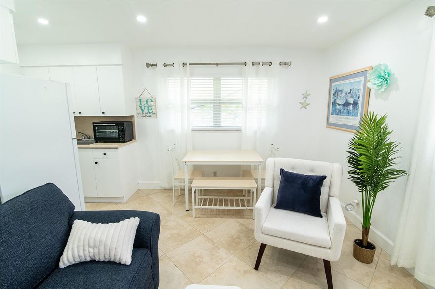 2 month Rental available starting April 1st 2026. Nice clean unit recently upgraded. Walking distance to Pompano Beach.