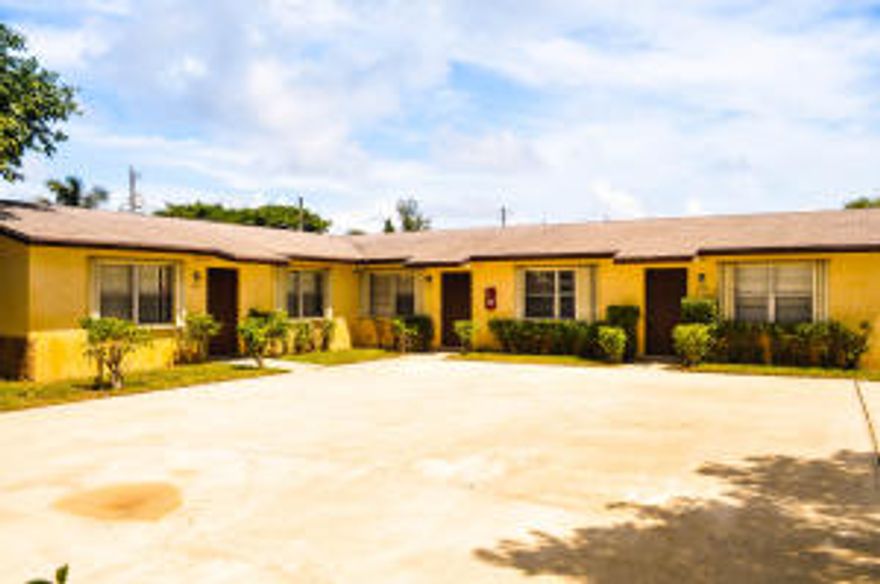 EASY TO SHOW. Great opportunity.  Triplex with two 2 bedroom / 2 bath units and 1 three bedroom / 2 bath unit.  Separate electric and water meters. 6 parking spaces. Units are vacant.  CBS construction.  Hurricane accordion shutters in place.