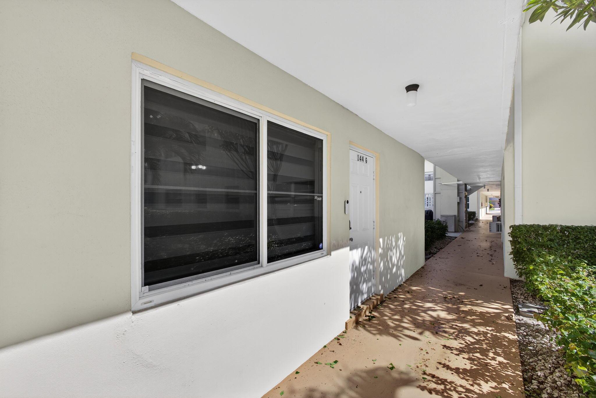 MOTIVATED SELLER! MOVE IN READY UPDATED 2 BED 1.5 GROUND FLOOR CORNER UNIT. THIS CONDO FEATURES AN UPDATED KITCHEN AND BATHROOMS., NEUTRAL COLORS THROUGHOUT, ZEBRA SHADES TILED THROUGHOUT, NEW CENTRAL AIR WITH BLUE LIGHT HURRICANE IMPACT WINDOWS INSULATED LANAI . THE BUILDING HAS A NEW ROOF AND NO ASSESSMENTS. THE ASSOCIATION HAS A PRIVATE PATIO FOR YOU TO SIT OUT AND RELAX ON. SHORT WALK TO THE HASTINGS FITNESS CENTER.lCosets (one walk-in), laundry room, assigned parking spot plus visitor parking available; local bus for errands/shopping both within & outside The Village COME AND ENJOY RESORT STYLE LIVING IN THIS GATED COMMUNITY FOR ADULTS 55+. Clubhouse with theater, shows, movies, craft and card rooms, billiards, aerobics, yoga, and dance classes. GREAT LOCATION