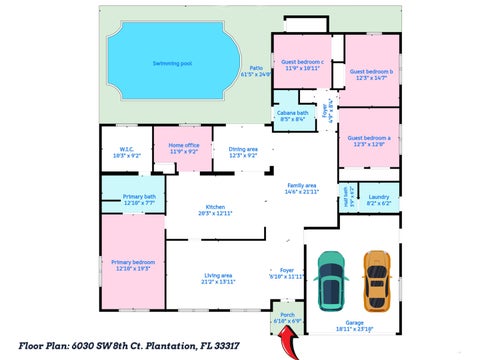 Tiny photo for 6030 SW 8TH Court, Plantation, FL 33317 (MLS # B26087095)