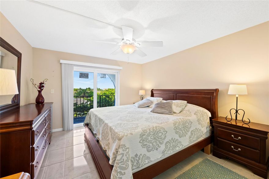 This offseason rental is available until September 2026. Enjoy this cozy 1 bed / 1.5 bath unit just steps from the beach. This turnkey home is ideal for anyone looking to live in South Florida without breaking the bank. Features include a spacious west-facing balcony with sunset and canal views, king-size bed with ample storage, and an in-unit washer/dryer. A full-size Murphy bed offers additional sleeping space for guests. The kitchen provides all major appliances and great storage. Impact windows and doors throughout. All utilities except electric included. Garage parking. Gated building with heated pool, fitness center, and more. Walking distance to groceries, restaurants, shops, and the beach.
