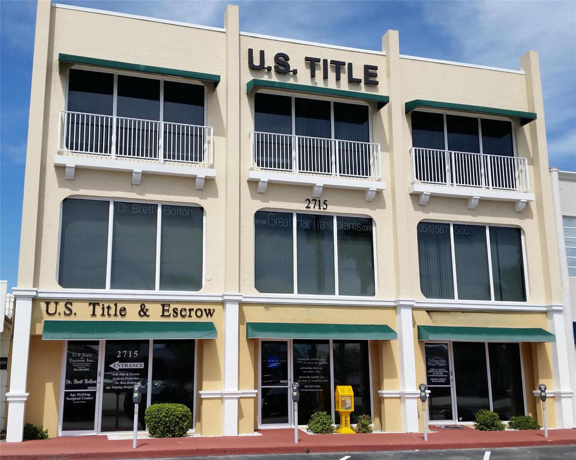 East Oakland Park Boulevard with Sign Frontage.
Reception plus 4 small offices