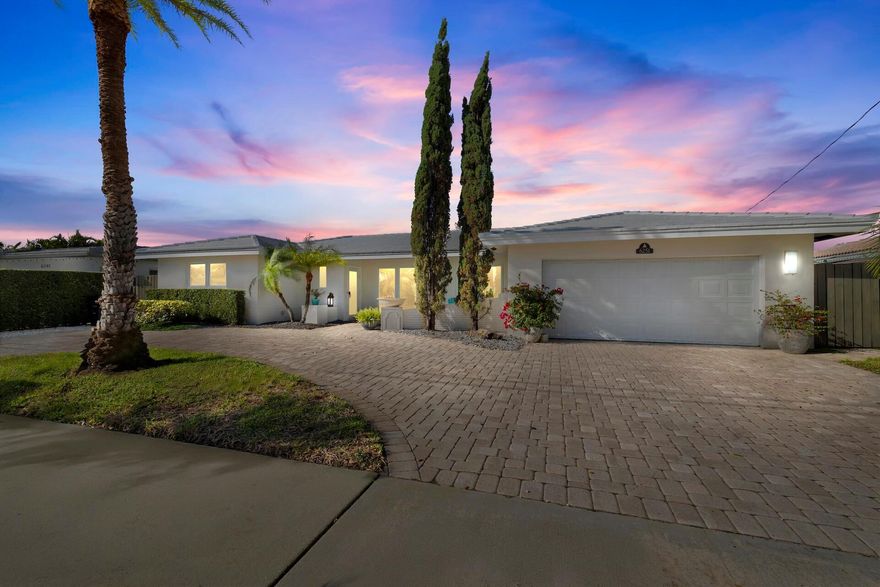 Welcome to your seasonal South Florida escape - where boating, sunshine, and simplicity come together just minutes from the heart of Fort Lauderdale. This fully furnished 3-bedroom, 2-bath single-family home offers the best of Florida living with direct Intracoastal access, a private boat lift, and the rare opportunity to include a 32' Intrepid boat rental with your stay.The backyard is a private oasis featuring a pool, pergola, and low-maintenance turf, creating a space perfect for relaxing, entertaining, or enjoying time outdoors. Inside, the home offers 1,619 square feet of clean, modern living with comfortable furnishings, a fully equipped kitchen, central air conditioning, an in-unit washer and dryer, and all utilities included--electric, internet, water, and cable.