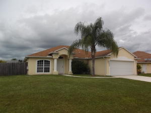 Spacious 4 BR 2 BA 2 CG rental in the Torino area of PSL. Tile throughout, fenced backyard, screened porch.