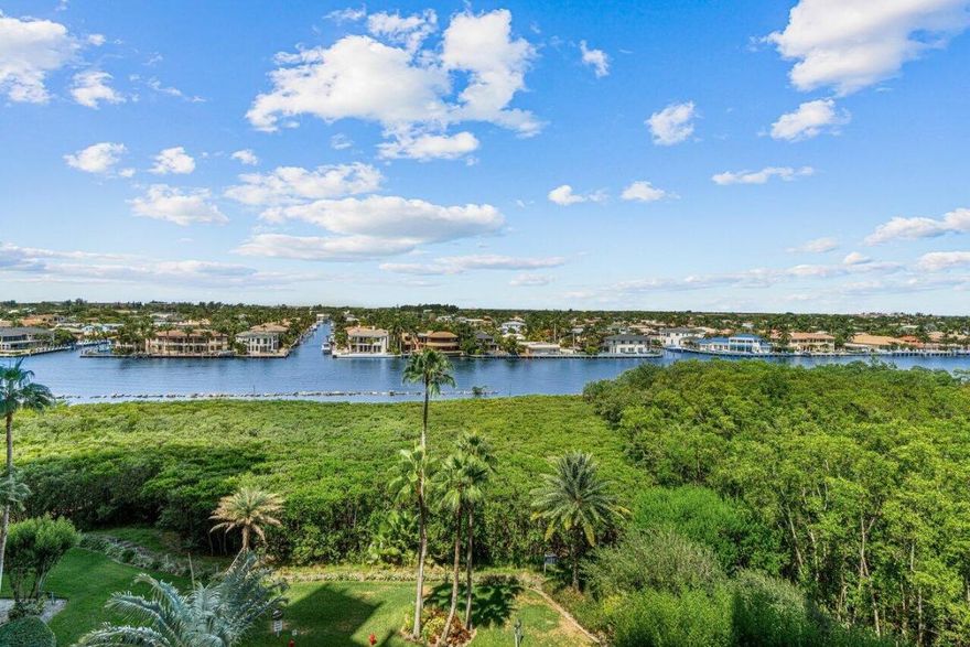 Step inside this light and bright Grand Siena model featuring 2 bedrooms and 2.5 baths with amazing sunrise and sunset views from 2 balconies. Elevator opens to your private foyer entrance, views are amazing , ocean and intracoastal with balconies to sit, relax and enjoy the Toscana Resort Lifestyle. Open Concept Kitchen to the dining room features a balcony with . views of the ocean ,3 resort style pools, award winning tropical landscaping, tennis courts. Living room and primary suite features a west balcony with views of the intracoastal . Marble tile , water filtration system. Amenities include 24 Hour security , valet , concierge, private beach pavilion, card room, party room, lounge, attendants at beach and pools providing chaises and water service. Toscana is a Resort Style Communit