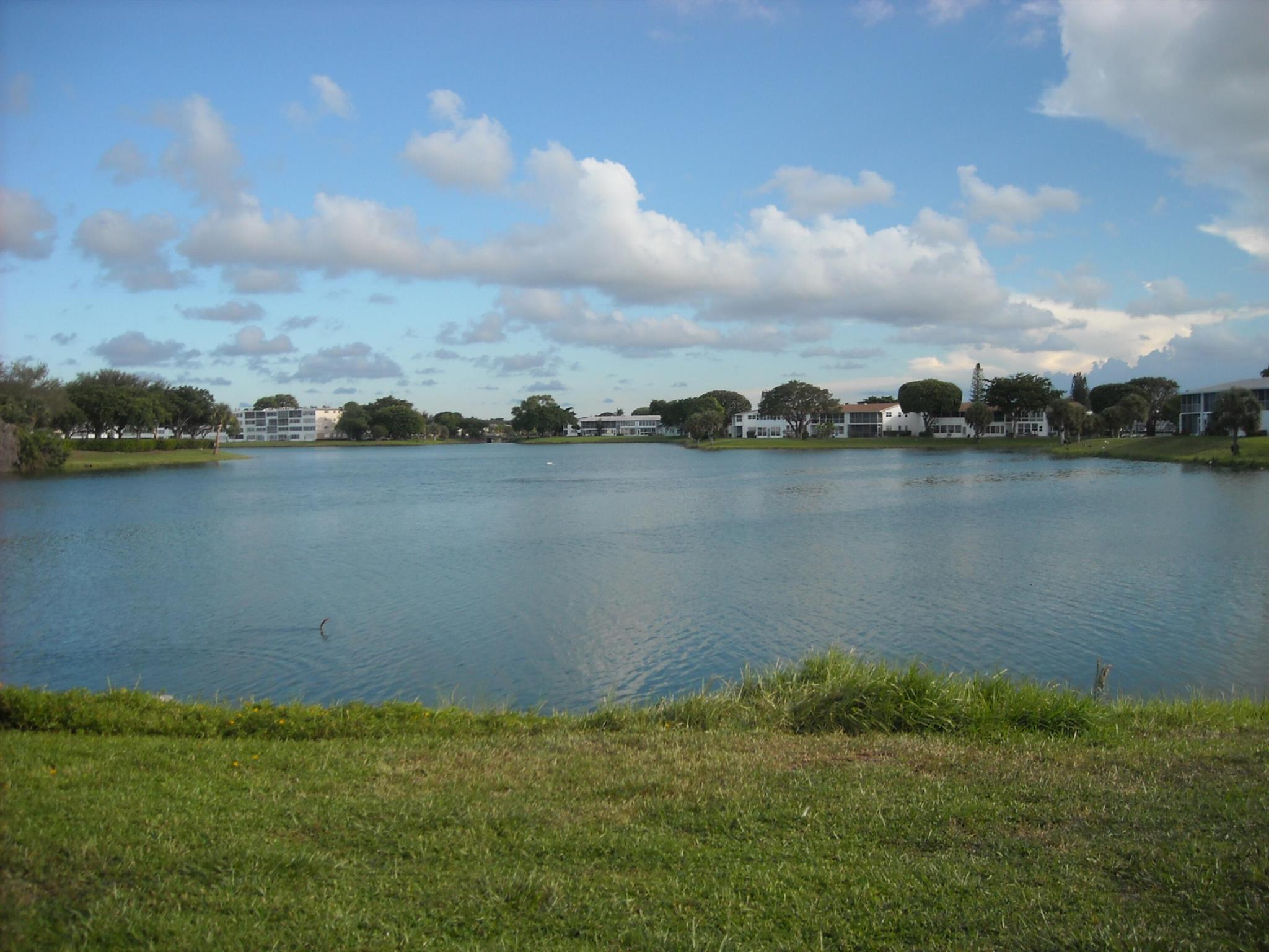 Gorgeous lakefront views from this clean first floor unit! Assigned Parking space in front.