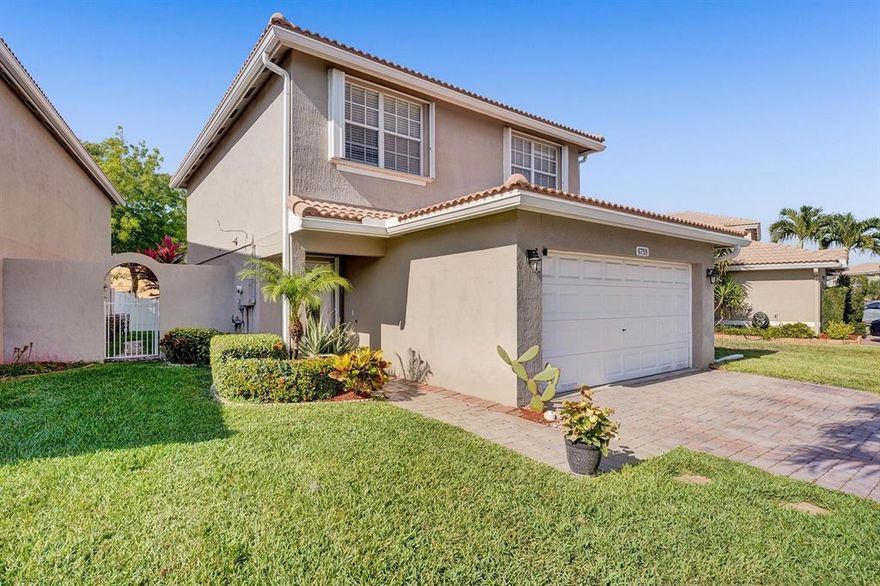 This Immaculate 4 bedroom 2.5 bathroom home is located in the Highly Desirable  Community of Briar Bay. Briar Bay is a private gated community. At the clubhouse you'll find a wide variety of amenities such as a pool, tennis courts, fitness center, playground and splash area for kids. This open floor plan offers a formal dining room, as well as a large family room. Plenty of space for entertaining, whether inside or outside. New tile floors on Main level, laminate floors upstairs. Accordion shutters. Completely fenced in back yard.  Blue tooth enabled washer/dryer. Ring system with cameras on the interior and exterior can be viewed directly from your cellphone.