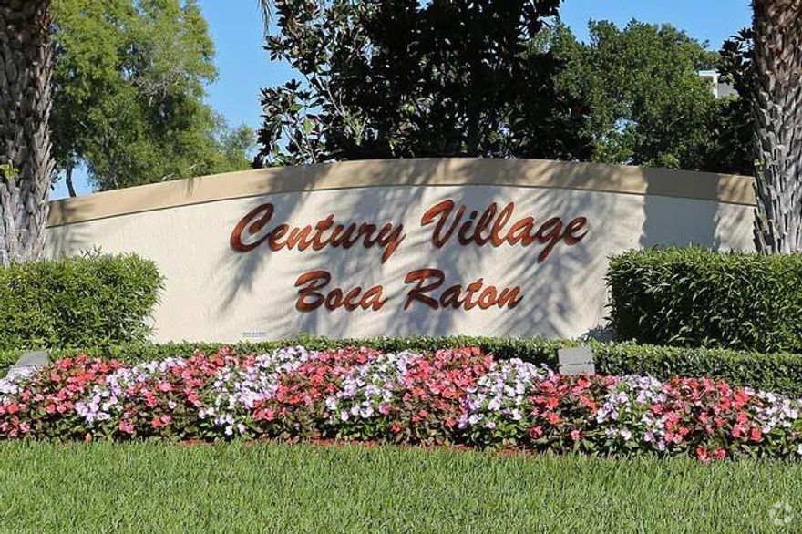 Spacious and well-maintained 2-bedroom, 1-1/2 bathroom condo located on the 3rd floor in the desirable Century Village community of Boca Raton. This bright unit features a functional layout, ample natural light, Stainless Steel appliances and convenient elevator access. Enjoy the resort-style lifestyle with beautifully maintained grounds, pools, clubhouse, fitness center, theater, transportation services, and endless social activities. Ideally located near shopping, dining, medical facilities, and just minutes from the beach. 55+ community. A perfect opportunity for comfortable, low-maintenance Florida living.
