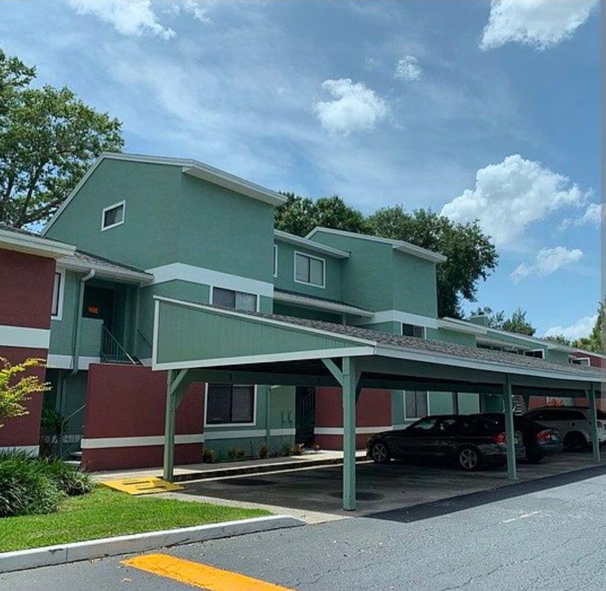 Very well kept, garden view unit with closed patio, fireplace, updated vinyl tile flooring, new kitchen counters, washer and dryer in unit, separate storage unit on side of building. Very centrally located with easy access to area attractions.