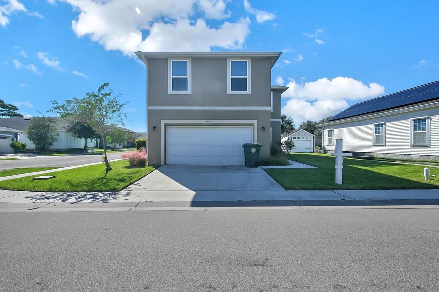 This stunning two-story home was built in 2021 and is move-in ready! Step inside to an open-concept first floor where the living room, dining area, and kitchen flow seamlessly, perfect for relaxing or entertaining.All three bedrooms are privately tucked upstairs, including a spacious primary suite and an additional bonus living area, ideal for a home office, media room, or play space. The home also features 2.5 bathrooms, a washer and dryer conveniently located upstairs, and modern finishes throughout.Enjoy the benefits of a newer build; energy efficiency, sleek finishes, and low-maintenance living, all in a home that feels warm and welcoming from the moment you walk in.