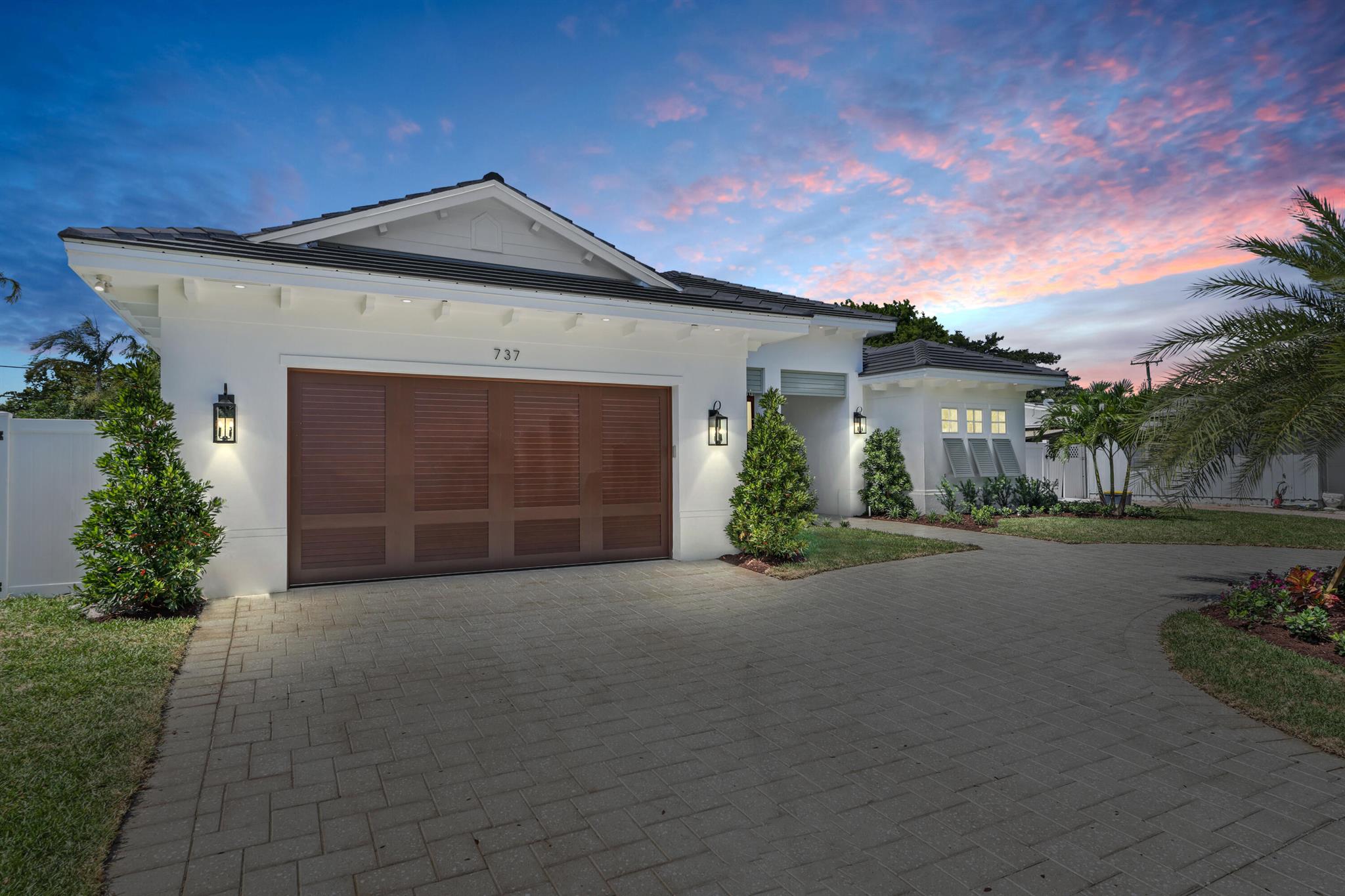 Introducing a 2025 Brand New Construction One-Story Pool Home in highly sought after North Palm Beach!! This new build sits on a 0.22-acre lot and features 4 bedrooms, 3 bathrooms, a study, and a 2-car garage offering 2,631 square feet of beautifully designed living space and 3,768 square feet total. Greeted by a covered front porch and welcoming entry lead to 10-foot-high double doors opening into the Foyer. The open-concept, split floor plan showcases Almond Porcelain Tile flooring throughout, 15-foot custom tray ceilings, cove lighting and a gourmet kitchen with Custom Cabinetry and Cristallo Quartzite overlooking the great room and window-lined dining area. See supplement for additional information!