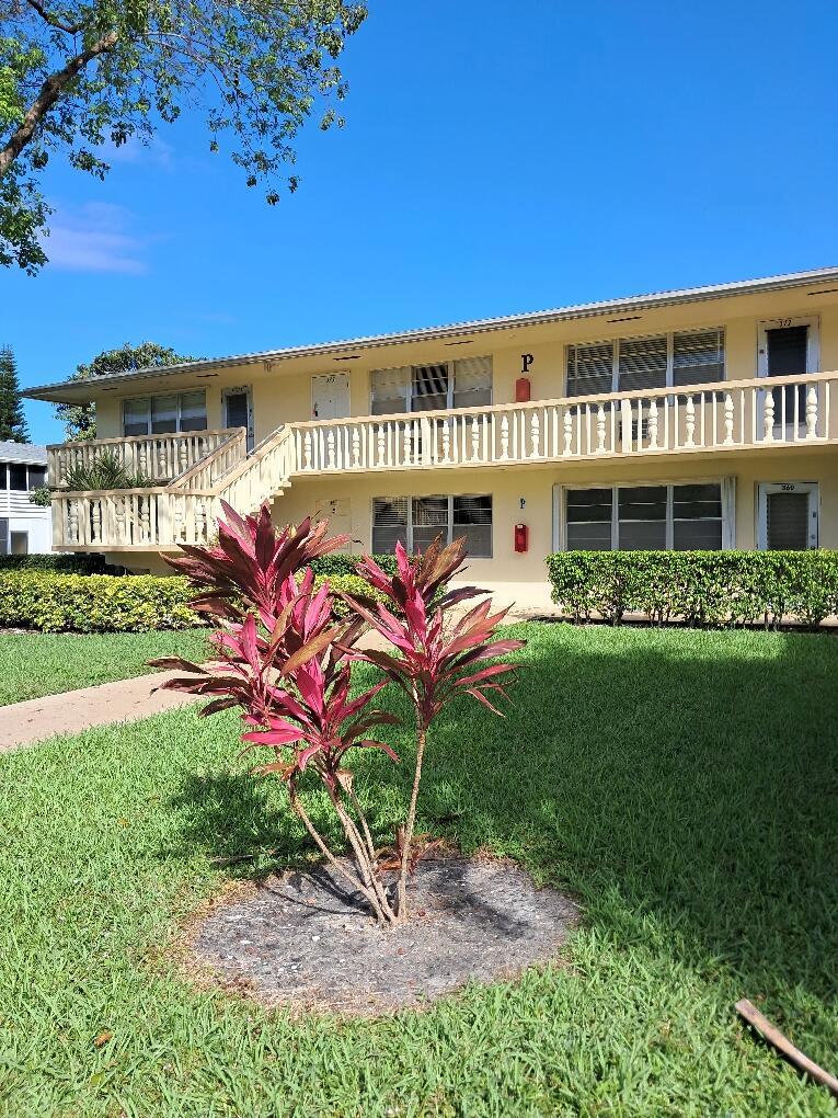 Charming FIRST FLOOR condo with NO CARPET at Century Village! CV is a quiet 55+ gated community. 1 & 1/2 bathrooms. Windsor P is a prime location near the main entrance on Okeechobee Blvd. Furnished seasonal rental. Condo owner has just completed upgrades to condo; new vinyl floors, new vanities & freshly painted throughout! Professionally landscaped! Walking distance to the library, Dunkin Donuts, hair salon, and banks! Just minutes from the beaches! This condo features a lush tropical BBQ seating area for your enjoyment and relaxation! Pick from your own avocado & mango trees! Clubhouse has its own movie theater, Las Vegas style shows, a variety of classes, over 20 pools, sauna, health club, sailing, trash removal, tennis & courtesy bus! Don't miss this GROUND FLOOR opportunity.