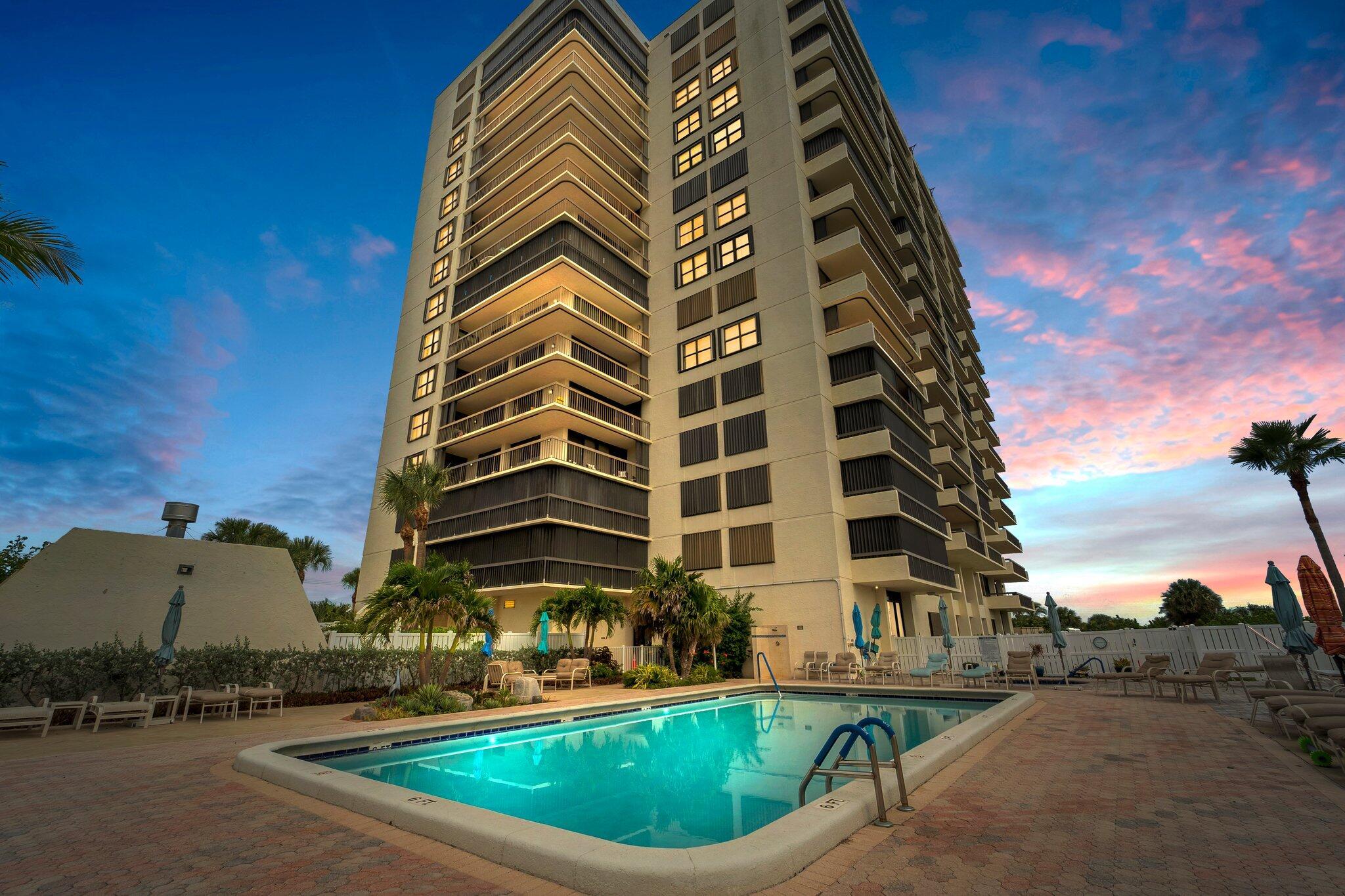 Penthouse Paradise w/ Sweeping Ocean, River & Inlet Vistas! Large Balconies East & West Serve Up A Lifetime of Breathtaking Sunrises & Sunsets. Magnificent Lobby/Fitness Center/Library/Private Beach Access/Pool/Hot Tub. Private Beach Access/Gated. Many Upgrades To Mention. Divine Beach Living!