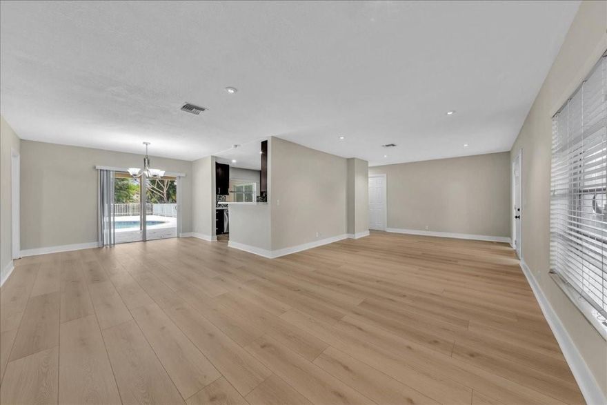 NBRAND NEDW TILE ROOF! IMPACT SLIDING DOORS AND ALL OTHER WINDOWS IN THE BACK OF THE HOUSE. Great 4/2 with pool, 2 garage, move in ready home, w/ recent upgrades and NO HOA!! Great open layout, beautiful and bright, sitting on a large lot with pool, deck, extensive covered patio & space for endless possibilities. Home features a great spacious kitchen with ss appliances and granite countertops, master split with walk in closets and double sinks, big laundry room, fresh new paint, water resistant vinyl floors, new fixtures, upgraded bathrooms, and much much more. UP TO 5K CREDIT TO CLOSING COSTS OFFERED BY PREFERRED LENDER. Buyer is not obligated to use Seller's Preferred Lender to have offer accepted, however must use the Seller's Preferred Lender to Qualify for the Credit. BEST DEAL!