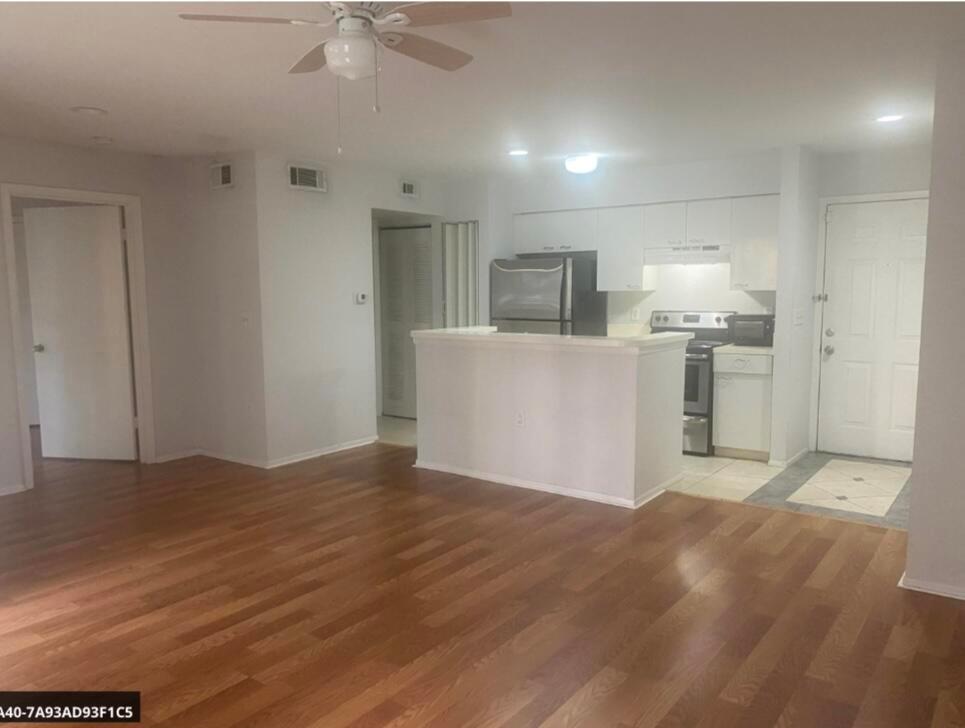 Welcome to the amazing Villa Palm Lakes! This charming one bedroom one bath unit is nestled in this beautiful and peaceful community. Washer and dryer are in available in the unit for your convenience. This community offers a resort style pool, tennis, and a gym! Close to a grocery store and anything else you can possibly need. Water is already included, Hoa requires a 620 credit score minimum. First months rent and security payment required for move in.