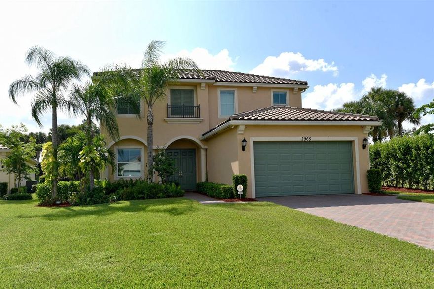 THIS GORGEOUS HOME IS READY FOR IT'S NEW OWNERS!!.....  COME CHECK OUT THIS BEAUTIFUL NEARLY NEW 3 BEDROOM 3 FULL BATH SFH WITH A LOFT/ 4TH BEDROOM ON ONE OF THE LARGEST LOTS IN THE PORTOSOL COMMUNITY....... UPGRADES.... UPGRADES..... UPGRADES............THE LOFT CAN EASILY BE CONVERTED INTO THE 4TH BEDROOM... THE JOURNEY TO YOUR NEW HOME STARTS WITH THE EXTRA LONG PAVER DRIVEWAY EASILY ABLE TO FIT 4 FULL SIZED VEHICLES. THE LOT IS NEARLY 1/3 ACRE AND THE BACKYARD IS FULLY FENCED IN AND NO ONE IS DIRECTLY BEHIND YOU OR BESIDE YOU ON ONE SIDE. NEXT YOU WILL ENTER THRU YOUR DOUBLE ENTRY FRONT DOORS LEADING INTO THE GREAT ROOM. THE ENTIRE 1ST FLOOR HAS BEEN UPGRADED WITH THE PORCELAIN TILE WOOD PLANK FLOORING THERE IS A PRIVATE GUEST ROOM AND FULL CABANA BATHROOM ON THE 1ST FLOOR.

THE KITCHEN OFFERS UPGRADED SHAKER STYLE ESPRESSO CABINETS WITH GRANITE COUNTERTOPS AND BACKSPLASH WITH UPGRADED S/S APPLIANCES...INCLUDING A CONVECTION MICROWAVE.... THE ENTIRE HOME IS PROTECTED WITH HURRICANE IMPACT WINDOWS!! NO PUTTING UP SHUTTERS ANYMORE!!.... UPSTAIRS YOU WILL FIND YOUR LAUNDRY ROOM WITH UPGRADED WASHER AND DRYER, AN OVERSIZED MASTER BEDROOM WITH A HUGE WALK IN CLOSET AND BEAUTIFUL MASTER BATH WITH UPGRADED DESIGNER TILES. THERE IS AN ADDITIONAL GUEST BEDROOM, LARGE GUEST BATHROOM AND LOFT AREA UPSTAIRS. THE CARPET UPSTAIRS HAS BEEN UPGRADED ALONG WITH THE PADDING UNDERNEATH. YOUR VIEW FROM UPSTAIRS SHOWS ALL THE GREEN SPACE AND A NICE VIEW OF THE LAKE BEHIND THE COMMUNITY... THE BACK YARD HAS A FULLY SCREENED IN PORCH, EXTRA PAVERS GIVING YOU AN OVERSIZED PATIO WHICH HAS ROOM FOR YOUR OWN JACUZZI /WHIRLPOOL SPA AND HAS A DEDICATED 220 AMP OUTLET FOR IT. THE HOME ALSO FEATURES A FULL SECURITY SYSTEM AND AN ADDITIONAL KEYPAD AT THE GARAGE DOOR. ALL OF THIS AND SO MUCH MORE FROM THE WELL DESIRED SYDNEY MODEL IN ONE OF MINTOS PREMIER COMMUNITIES. THIS IS A MUST SEE SO COME TAKE A LOOK...... SEE YOURSELF IN IT...... FALL IN LOVE..... AND MAKE AN OFFER!!!!