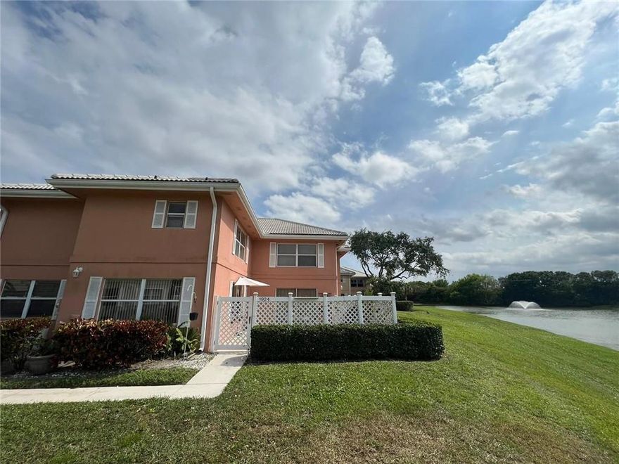 Spacious 2 Bedroom, 2.5 Bathroom townhouse with private patio in a beautiful neighborhood with trees, lakes, and walking trail. 2 large master suites on 2nd floor with their own bathroom. Large open eat-in kitchen with separate dining area,remodeled half bath downstairs with washer & dryer. BRAND NEW A/C, The community offers a beautiful pool area, tennis, dog park, and fitness trail. Pet friendly community with no rental restriction you can rent immediately. HOA includes water, trash, roof maint, bldg ins. Located in the heart of West Palm Beach, and is close to everything ,downtown restaurants and shopping, City Place, Clematis, close to main highways I-95 or Turnpike and PBI Airport.