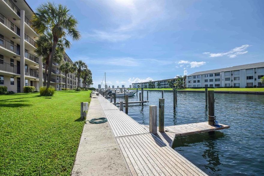 Location, Location, Location! Take advantage of this opportunity to own a 1 bedroom 1 bath waterfront condo in North Palm Beach for under $100,000. Needs some TLC. Deeded Boat Slips can be rented/purchased when available. At time of listing 3 available for rent and 1 for purchase. No fixed bridges & just a few minutes to Peanut Island and the Lake Worth Inlet. Walking distance to restaurants, 20 minutes to West Palm Beach Airport, 10 minutes some of the best shopping at Gardens Mall. Measurements are approximate.