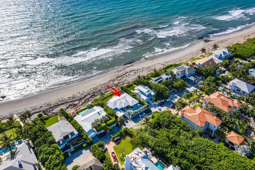 Perched high above the sparkling Atlantic Ocean, this direct beach front home offers panoramic ocean views and breathtaking sunrises. Ideally located on a quiet one-way lane that is reminiscent of another era, this three-bedroom, three-bath pool home is rare find and offers the perfect place to relax and enjoy the Florida lifestyle.