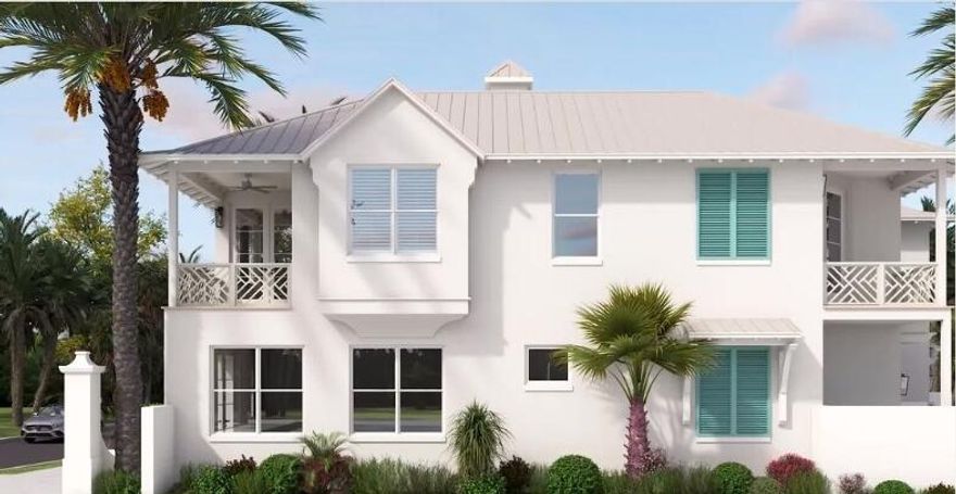 Here is your opportunity to experience this groundbreaking development connecting Fort Pierce's historic downtown with Edgartown. Soon to be a Creative & Contemporary waterfront arts, entertainment & living district in downtown Fort Pierce. There is a total of just 10 Luxury villas being built by INB Homes. The villas were drafted by Cronk Duch Architecture, evoking a strong focus on structures & design that enhance and complement the existing pedestrian friendly atmosphere of Fort Pierce. The exteriors, Anglo-Caribbean in style, feature crimp metal roofs, open eaves, balconies, and all impact glass windows and doors. The interiors, all executed with exquisite craftsmanship and appointed with fine finishes, (including an ELEVATOR) range in 3 different style options curated by Smith Interior Design. The renderings represent "Contemporary Beachside" however you can choose your design package for the build process.  Other interior packages include the "Palm Beach Classic" and "Timeless West Indies" offering design options that range from traditional to sleekly contemporary. State-of-the-art Café kitchen appliances include a gas range with a pot filler and coordinating range hood. The primary bath features a standalone soaking tub. Each luxury villa is a 3 bedroom, 3 ½ bathroom set up with a 2-car garage set up in a way that evokes airy living and dining rooms to cozy studies and bedrooms that open onto balconies with sweeping downtown views, it will inspire anyone yearning for a stylish coastal life. Expected completion date is December 2026. Ask about our current incentives and upgrade options!
