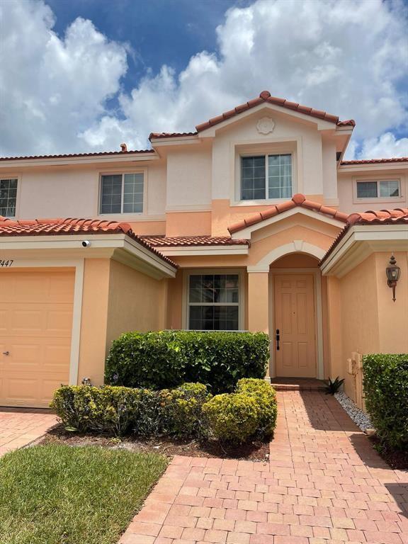 Exquisite Lake Front 3BR/3BA Townhome In The Sought-After Community Of Briella In Boynton Beach! Kitchen Features Wood Cabinets With Granite Countertops, All New Appliances & Custom Built-In Bar. Tiled Flooring Throughout First Floor, Laminate Flooring Throughout The 2nd Floor. Downstairs Bathroom Has Been Recently Renovated. Spacious Master Bedroom With Large Walk-In Closet, Master Bath Features Large Tub, Separate Shower & Double Sinks. Brand New A/C, All Impact Windows & Doors. Resort Style Amenities Include Pool, Basketball & Tennis Court, Playground And Gym. Community Is Centrally Located Just Off The Turnpike, Close To Various Dining And Shopping.