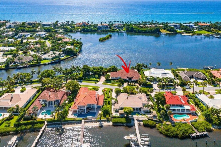 Incredible opportunity to lease an estate property in one of the most esteemed communities in the country, as recognized by Forbes magazine -- Manalapan, Florida. This exquisite property boasts breathtaking panoramic eastern views of the Manalapan lagoon and oceanfront estates . Placed on a double lot, this waterfront estate offers a tranquil retreat on the Intracoastal, featuring 4 bedrooms, 5 and 1/2 baths, and exclusive membership entitlement at nearby La Coquille Club at the Eau Palm Beach Resort. Outdoor amenities include a spacious covered balcony, pergola-covered lanai, and a grand covered loggia leading to a large salt-water pool and spa/sauna, dock and putting green. Inside, enjoy expansive rooms, high ceilings, marble floors, a gourmet kitchen and light dining area, media room/ study, luxurious master suite, and a three-car air-conditioned garage. With a Savant Pro sound system throughout, this residence epitomizes luxury living at its finest.  Nestled between Delray Beach and Palm Beach, Manalapan exudes exclusivity and tranquility in South Florida. Boasting a mere 465 permanent residents, this low-density enclave harbors some of the globe's most opulent and prized real estate. Just a brief 22-minute journey to the renowned Worth Avenue in Palm Beach, Manalapan offers a serene retreat within reach of unparalleled luxury.
