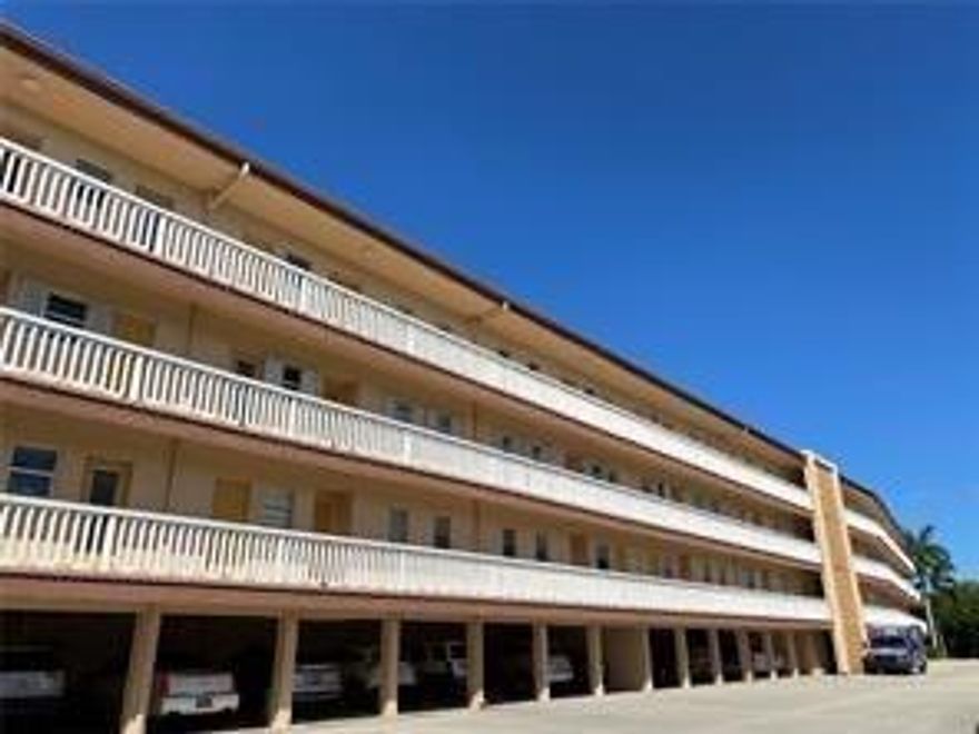 Spectacular two bedroom apartment with large master suite and walk-in closet. Amazingly Active 55+ Community. Within walking distance to all shopping and entertainment! Fully enclosed balcony overlooks the garden & pool. Washer and Dryer is outside the unit. Huge storage facility within the complex and covered parking makes this a Special Place! Features a Clubhouse with heated Community pool. No rentals allowed. 10% down payment is required, HOA has no reserves, so buyers obtaining mortgages may need higher down payment (20%) and good credit. Security cameras throughout complex. Pick this one and make it yours! Seller motivated!! Bring all offers!