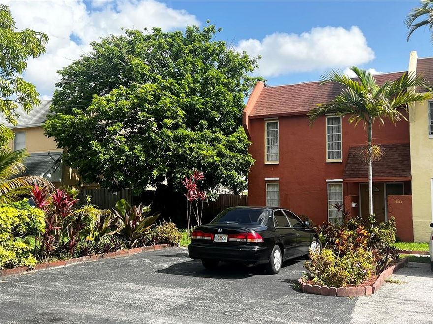 Wow!! Another amazing 3 bedroom, 2.5 bathroom for sale in the city of North Lauderdale. Lovely corner unit, large living and family areas, updated kitchen with ice/water dispenser refrigerator and stainless steel dishwasher, large bedrooms updated bathrooms, beautiful laminate floors, and separate laundry room.  Spacious yard with fruit trees. Close to shopping, schools, highways, and houses of worship. Wow!! Fee simple,  No HOA!!  Amazingly priced! Will Not Last!!