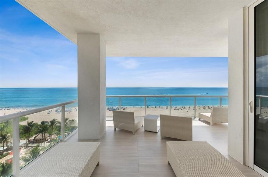 Direct ocean at the Vistablue, Singer Island's most desireable building.  This 3 bedroom + den,  3.5 bath 9th floor property is not to be missed.   Roche Bobois furnishings throughout with every bell and whistle.  The nearly 3,300 in interior living space with 10 foot ceilings offers custom high end closets throughout, custom wall treatments,  porcelain tile flooring, Lutron shades, Swarovski chandeliers, Sonos speakers throughout and high-tech TV's.   Kitchen has all high end Miele appliances and gorgeous Poggenpohl custom cabinetry, quartz countertops and temperature controlled wine cooler.   Numerous amenities include cabanas, oceanfront pool/spa, wine bar, state –of-the-art fitness center with men's and women's locker rooms and sauna. Private owner storage and this property enjoys a private two car garage, one of only a few available.  Grab your coffee or a cocktail to enjoy the most spectacular view of the crystal clear Atlantic from your large balcony.  This property is not to be missed, there is only ONE! 2 pets any size!