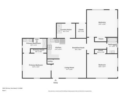 Tiny photo for 1455 15TH Avenue, Vero Beach, FL 32960 (MLS # B26054130)