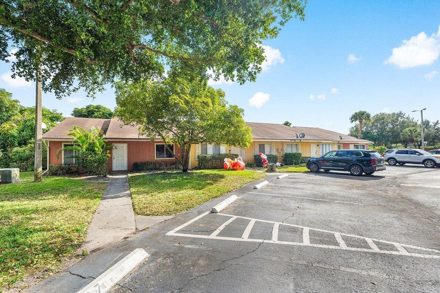 completely rebuilt, offering a spacious and modern design.  Corner unit, this home has special flooring throughout, new counters and modern finishes, laundry room. The use of high-quality materials is evident at every corner. The redesigned bathrooms add a touch of luxury everything you would looking for, see for yourself while the private corner lot features a fenced backyard, private patio. There's plenty of space in the attic with an additional near WPB Airport, downtown, I95, and the Turnpike. Don't miss this opportunity to own a home that blends modern living, conveniency Newly and totally renovated inside. Before you make any other choice in the community, I would encourage you to see this unit you will not regret it.