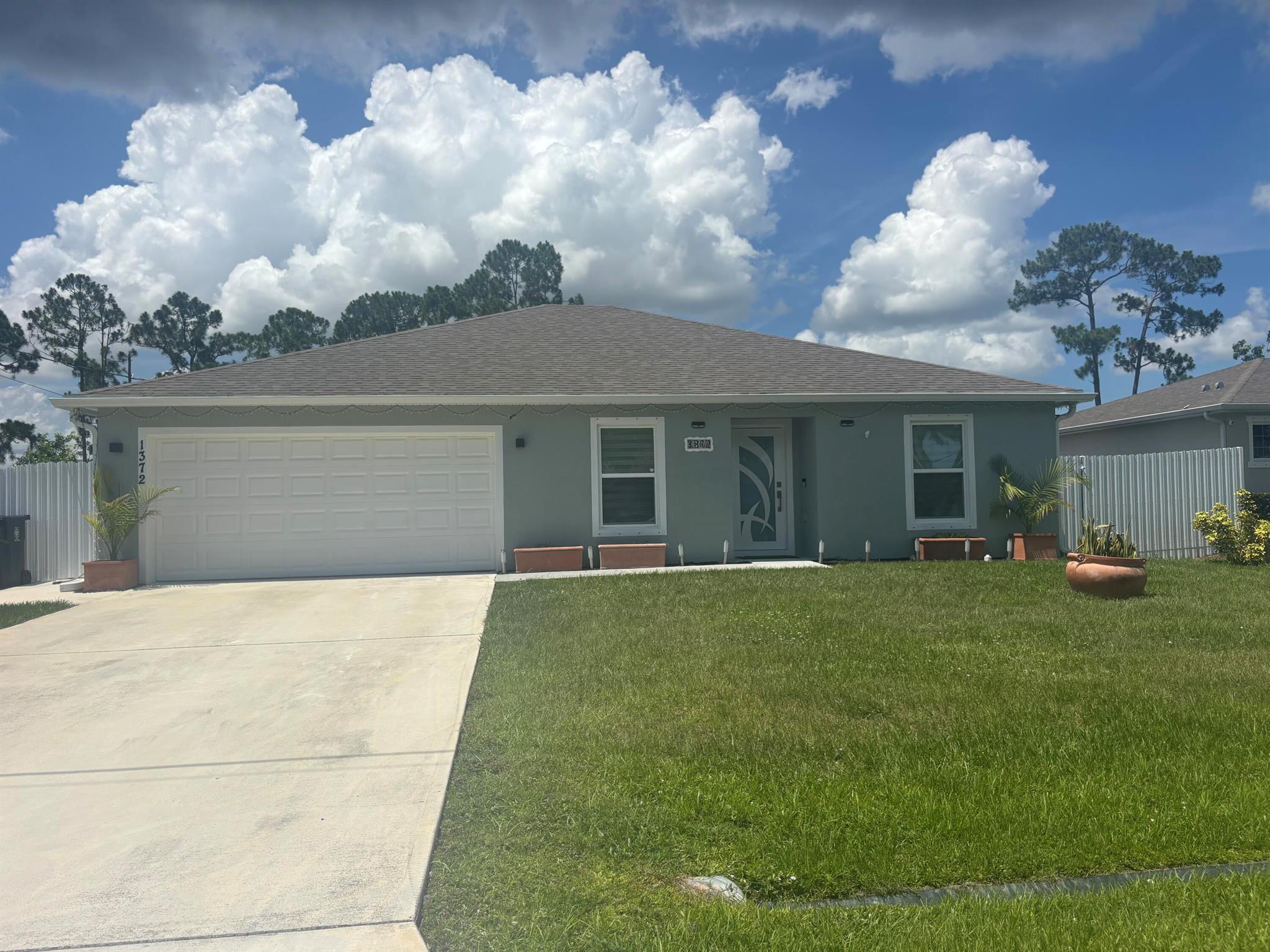 Welcome home to this CBS one story home that offers 3/2 plus a den or office & a 2 car garage. This home offers a private oversized backyard. Spacious master suite, walk in closet and beautiful bathroom. Open and airy kitchen with a large pantry and FR with sliders that leads to the backyard.