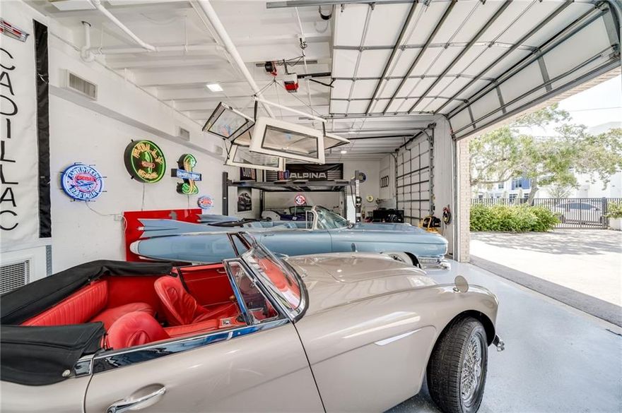 Looking for the perfect Man Cave or redevelopment opportunity? Look no further than this fully updated space in Delray Beach! Ideal turnkey dwntn apartment w/car storage OR incredible redevelopment opportunity. Fully updated w/all the latest amenities, including complete 2nd floor build-out in 2017. The 2nd flr has 2beds/1bath w/open kitchen/living/dining & could easily be converted to office space. The main floor has a 3-bay garage offering plenty of room for the car enthusiast's favorite fleet! Zoning is CBD w/subdistrict of Railroad Corridor offering 3 parcels combined - approx. .29Acres (105x123.7) Entire property is gated - incredible amount of parking. Located in the heart of Delray Beach 2 blocks off Atlantic Ave, close to all the best restaurants & shops the city has to offer.