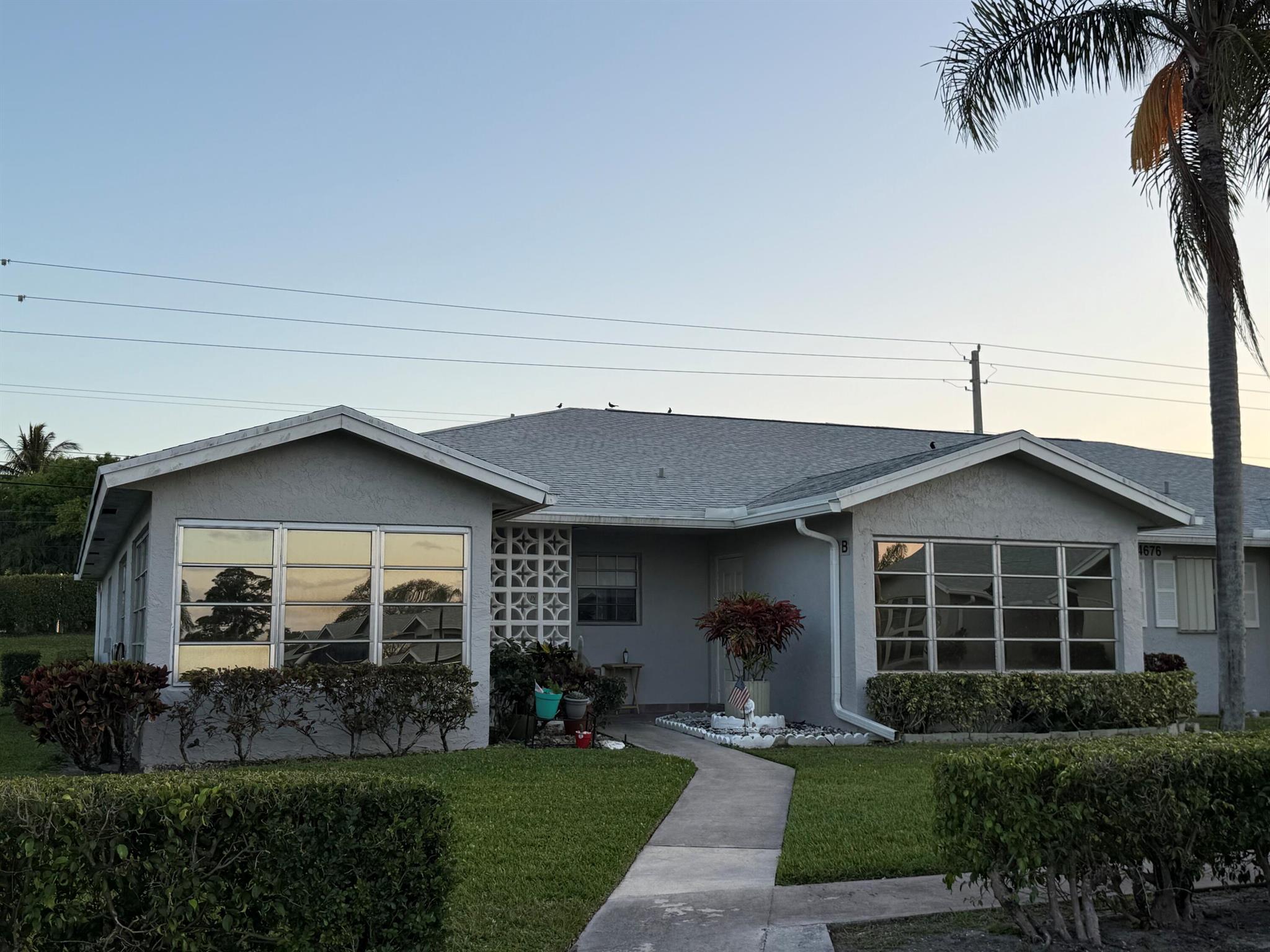 Upon Approval by Condo Board***AVAILABLE IMMEDIATELY*** 55+ Community* One Story Villa* End Unit* Updated 2 BD 2 BA* Garden View* Stainless Steel Refrigerator* Bright & Airy* Painted in neutral palette* Clubhouse* Community Pool* Pickleball* Tennis & Bocce Courts* Social Club* Washer & Dryer in separate laundry room only steps away outside rear door., located between the 4 attached units***Tenants routine maintenance responsibility for items $150.00 or less.