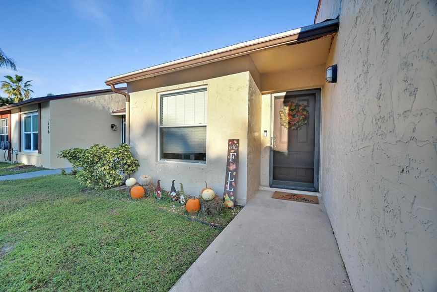 Charming 2-bedroom, 2-bath villa in the heart of Jupiter! This well-maintained 1,049 sq. ft. home offers a bright, open layout in a quiet, welcoming community. Enjoy your own fully fenced backyard, perfect for pets, entertaining, or relaxing, plus a large storage shed for extra convenience. Low HOA fees include access to a sparkling community pool, making it easy to enjoy the Florida lifestyle. Close to shopping, dining, beaches, and top-rated schools -- this is Jupiter living at its best!