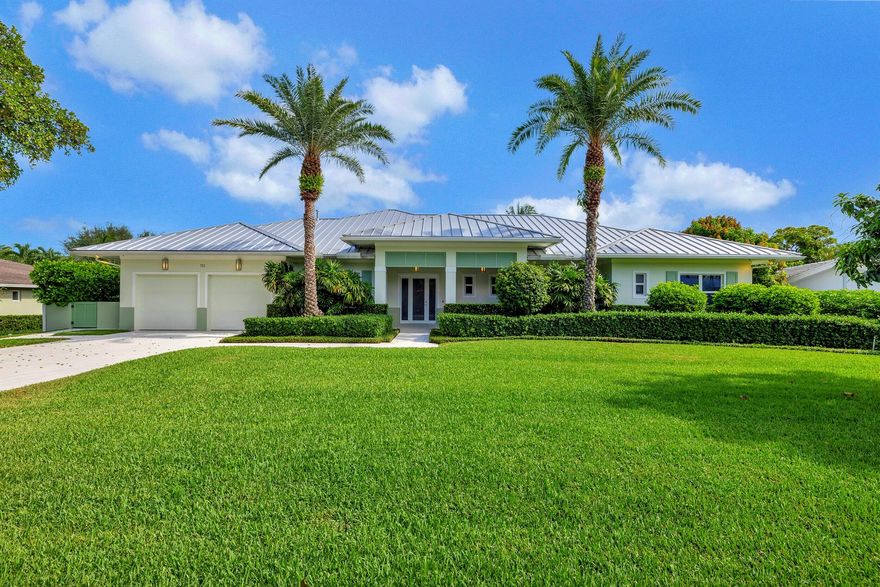 Live your best life here! Built with quality and loaded with extras, 4 bedroom, 3 1/2 bath home (2013) has it all on an oversized lot. Spacious open floor plan, 12' ceilings & 6'' wood plank flooring in living areas, exquisitely designed chef's kitchen with expansive center island w/waterfall in Caesar stone plus stainless appliances. Gas range, GE front load washer & gas dryer.  CGI impact windows & doors. Porcelain bath tile. Crestron lighting system, Sono's system with speakers, CAT6 & RG6Q cable, whole house 35KW generator, whole house alarm,15x40 heated pool and spa with gas heater, outdoor summer kitchen with gas BBQ & sink. Luxurious landscaping, Toro irrigation & private fenced back yard. Highly coveted Lake Ida address, curb appeal ++, minutes to trendy downtown Delray and beache