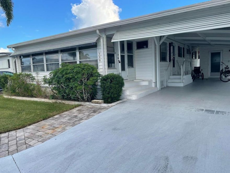 Look no more for a community that is by the water! This manufactured home is in Riverland Mobile Home Park. 2/2 with a carport and storage shed. Close to the water you can see the water from the front door! Low HOA fee includes water/sewer Basic cable & Lawn. Has a community pool, shuffleboard, fitness center, clubhouse. Boat slips are available as they become open. Needs updating. All measurements are approximate please verify.