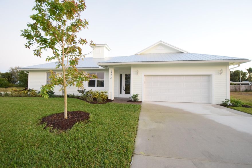 Beautiful Brand New 3\2\2 CBS Rocky Point Home located near stuart Inlet. Includes private Boat ramp and ownership in community park located on the Intracoastal. Upgrades include: spacious kitchen, 42 inch cabinets, Stainless steel appliances, Granite, Travertine and Engineered wood floors, Frameless showers plus separate soaking tub in master. LED lighting throughout, interior insulation, impact glass doors, ice machine hookup in garage. 
Looking for a pool? Builder can build your custom pool (pricing to be negotiated, separate from home) Boat docks may be available for rent or purchase.
All measurements are approximate