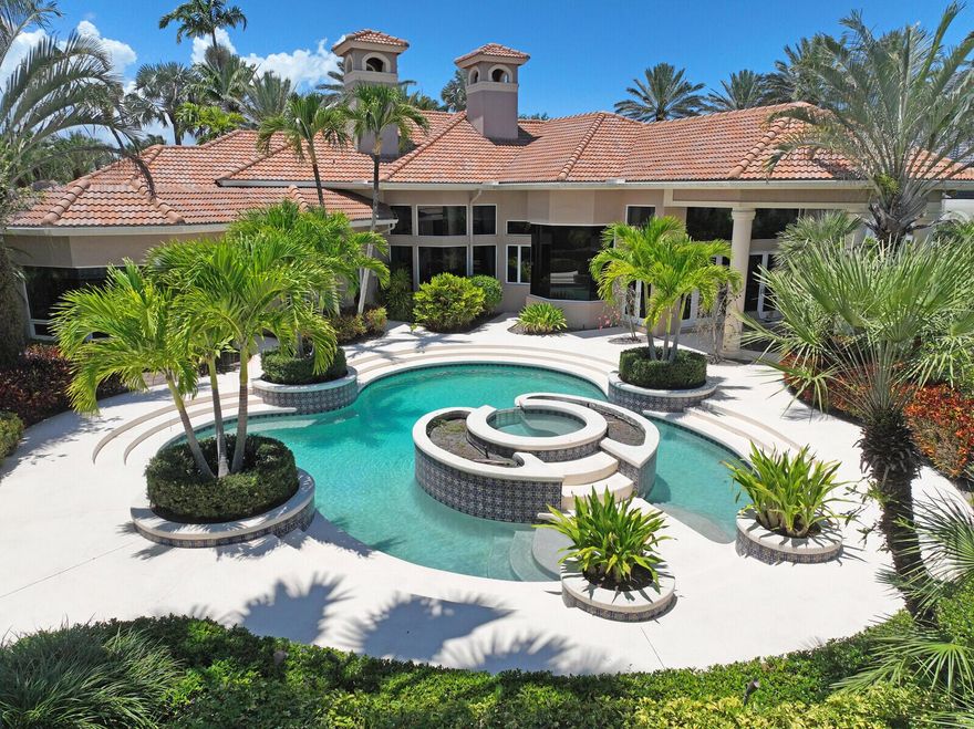 New roof 2017* Agressively priced so you can transform this well-built Estate residence into the home of your dreams! This home was home was custom built by the current owner and initially leased back as a model for St Thomas.  Among many luxury appointments this Estate showcases a well thought out spacious Master suite offering his and her baths, his and her closets and extra closets for overflow, and gym/sitting room. Her bath suite is expansive with separate shower, roman tub, dual sinks, sitting area, and private space with wc & bidet. Other unique rooms and custom spaces include: office/library, formal dining, breakfast nook and separate bar area, summer kitchen with built-in gas grill. The Grand Living room is complimented with a gas fireplace, and the gourmet kitchen offers a gas