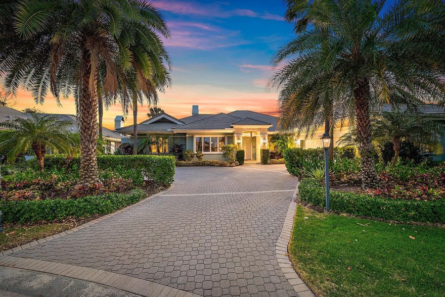 Welcome to this stunning four-bedroom waterfront ranch on prestigious Casseekey Island in Jonathan's Landing. Enjoy breathtaking wide water views, a private deep water dock for a 55-foot boat, plus space for a second boat on a lift. With no fixed bridges and direct inlet access, it's a true boater's paradise. Relax by the serene heated pool in the large screened-in, covered patio.Spanning over 4,000 sq. ft., the home features formal living and dining rooms, a spacious family room and vaulted ceilings. Residents enjoy top-tier amenities, including a full-service marina, three championship golf courses, fine dining, a stately clubhouse, and premier tennis and pickleball courts.Perfectly located in the heart of Jupiter, with easy access to beaches, shopping and restaurants.