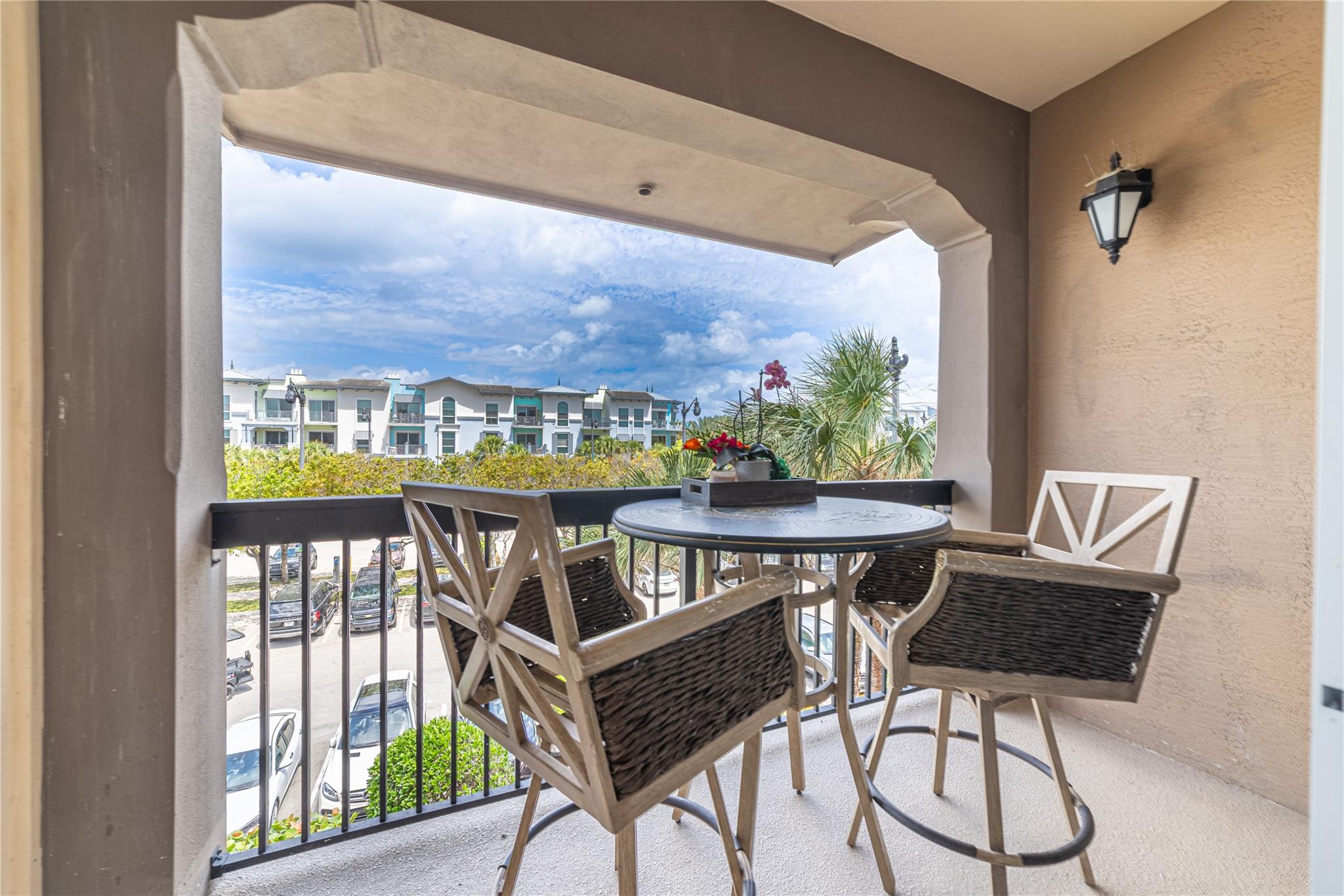 "Indulge in coastal living at its finest in this elegant 2-bedroom 2.5 bath plus den condo, situated in a picturesque and thriving South Florida village. Built in 2008, this newer construction property provides a modern and comfortable living space. Residents enjoy exclusive access to a resort-style pool that seamlessly blends with the beachfront, offering unparalleled ocean views. Relax and unwind in the private cabanas, creating your own personal oasis. This residence combines luxury, convenience, and the idyllic charm of a beloved South Florida community."