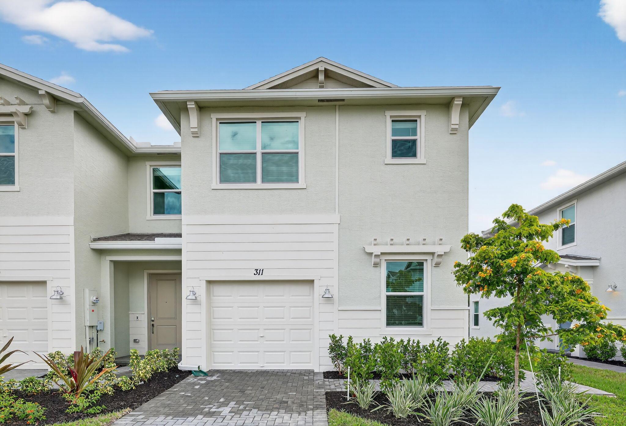 Be the first to call this 3-bedroom, 2.5-bathroom + Study, brand-new townhouse home! Nestled in a highly desirable gated community, this modern townhome offers convenience with easy access to highways, shopping, dining, top-rated schools, and more. Built by Lennar, the home features stylish flooring throughout the downstairs living area and kitchen. The kitchen is equipped with sleek quartz countertops, stainless steel appliances, and a breakfast bar that opens to a spacious great room. The master suite boasts a generous walk-in closet, a stand-up shower, and a separate linen closet. With tall ceilings and abundant natural light, this home is both bright and inviting! Lawn care and internet is included in rent.