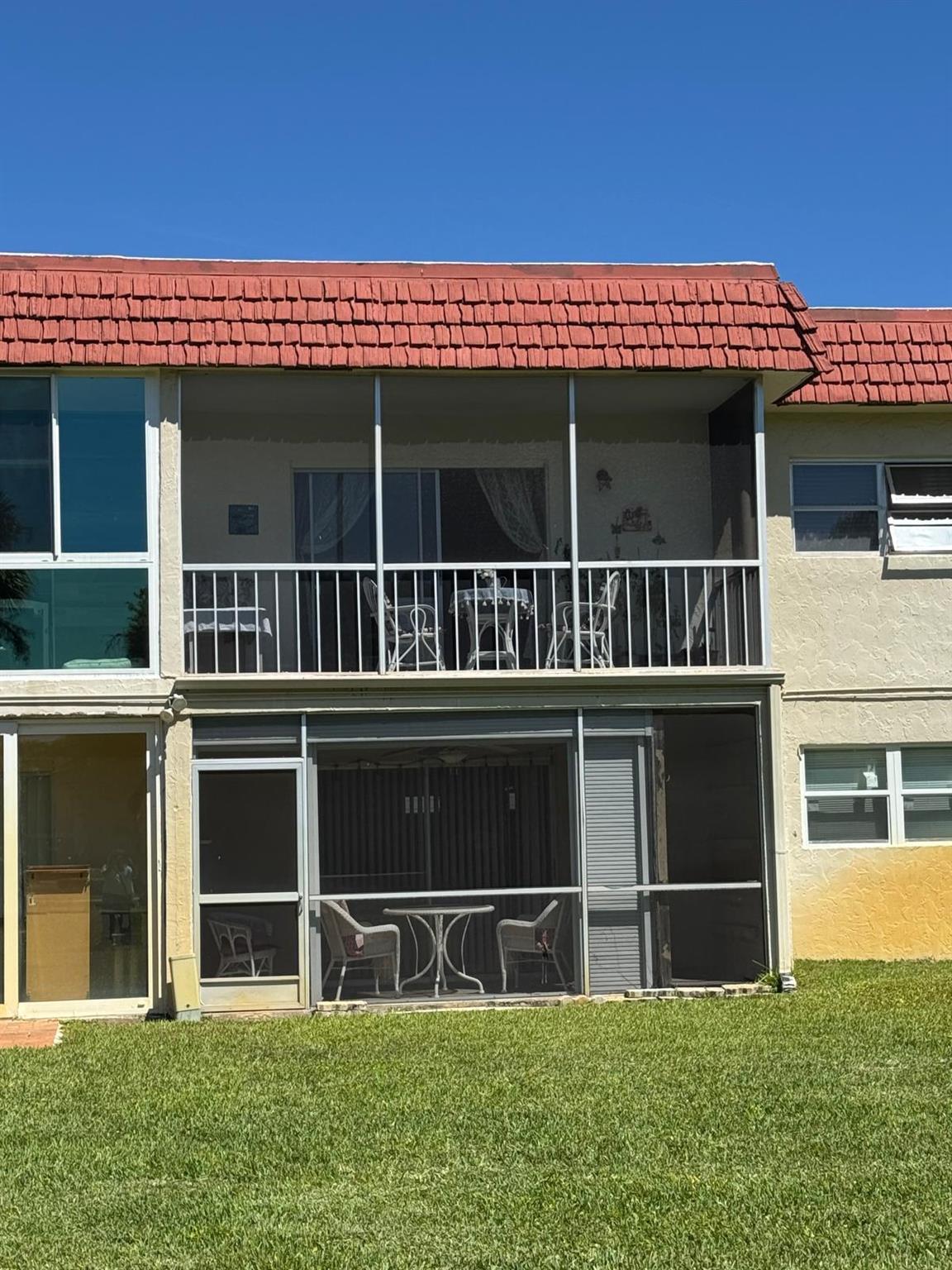 Fully renovated 2BR/2BA second-floor condo in a desirable man-gated 55+ community in the heart of Delray Beach. This beautifully updated unit features ceramic tile throughout, granite countertops, custom soft-close kitchen cabinets, stainless steel appliances, and tastefully upgraded bathrooms. Spacious, bright, and owner-occupied--meticulously maintained with stunning garden views from the screened balcony. Enjoy peace and privacy with no upstairs neighbors. Just minutes from Atlantic Avenue's restaurants,and beaches. Residents enjoy resort-style amenities including a clubhouse with auditorium and game rooms, fully equipped fitness center, sauna, two pools (some heated), billiards, library, shuffleboard courts, on-site laundry, and courtesy bus. Cable, water, and internet included in HOA.