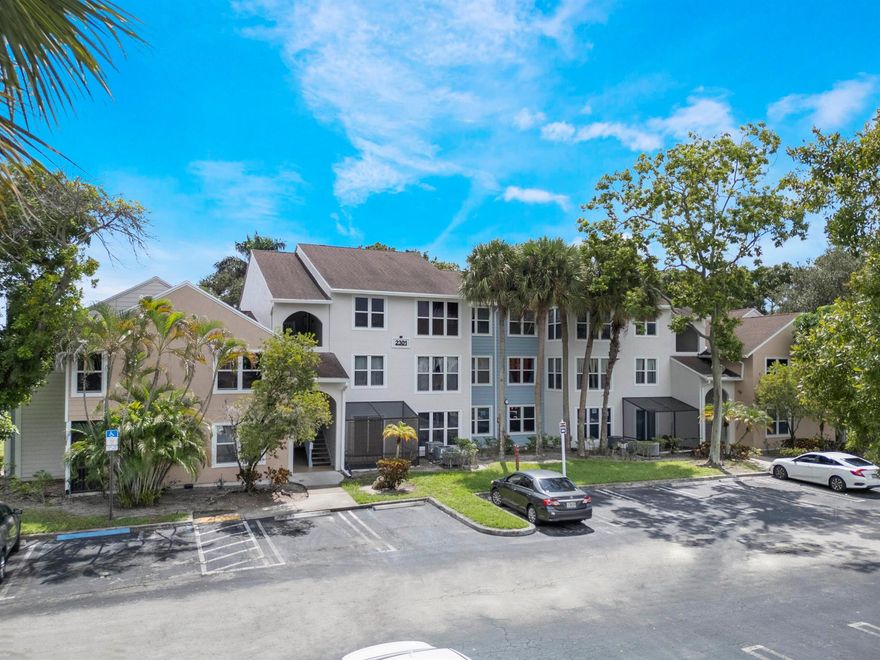 Experience modern luxury in this completely renovated 2-bedroom, 1-bathroom first-floor condo located in the highly desirable gated community of Boynton Landings. Freshly painted and professionally cleaned throughout, this move-in-ready home features brand new, impact windows, brand new elegant vinyl flooring, a brand new modern kitchen with Quartz countertops, white cabinetry, and stainless steel appliances. The beautifully upgraded bathroom boasts a brand new walk-in shower with a sleek glass enclosure and a stylish new vanity, combining comfort and contemporary design. Enjoy resort-style amenities including a sparkling pool, a tennis court, and a clubhouse. Water, sewer, and trash are included in the rent.