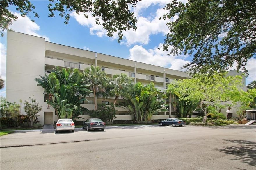 All investors, Great new Price adjustment !Lease after purchase immediately no waiting period.  2/2 on the top 5th floor.  Vacant unit with views of the lagoon off the screened in patio.  Condo has washer/dryer in the condo.  Tile flooring throughout.  Split floor plan with large living room. Community has a large Olympic size swimming pool and community room next to the condo. A/c Replaced 2021 !  The TCMA has a large community center, Gym, theater, Aquatic center, Pool, Athletic club, ballroom, tennis and more.  1/2 mile away in additional to the on-site pool. Assigned parking space with lots of guest spots. Well maintained community!  Investors friendly! Seller will entertain all offers.