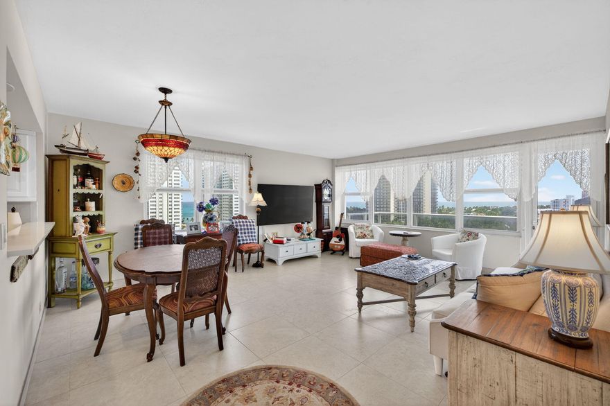 NEW LISTING.  HIGHLY DESIRABLE CORNER UNIT OFFERS OPENED KITCHEN LARGE TWO BEDROOM, S E CORNER LOCATIION, TRULY A GEM AND READY FOR NEW OWNERS. THIS APARTMENT OFFERS LARGE OPENED KITCHEN WITH ALL MODERN APPLIANCES. OVERKOOKING A BRIGHT LIVING ROOM. OUTSTANDING VIEWS OF OCEAN AND SURROUNDING BEACH AREA LOCAIONS. APARTMENT HAS BEEN TOTALLY UP GRADED.  GLASS OPEN BALCONY, WATCH A DAILY SUN RISE. APARTMENT IS MOVE IN READY.  LARGE BEDROOMS WITH PLENTY OF STORAGE.  CONVERIENT   WALK-IN SHOWERS FOR SAFTEY. APARTMENT OFFER'S IT ALL. SPACE, QUALITY AND PRICE. AIR-CONDITIONED HALLWAYS HAVE BEEN INSTALLED. BUILDING'S LOCATION OFFERS: WALK TO BEACH, SHOPS, POST OFFICE, RSTAURANTS AND MEDICAL OFFICES.  A MUST-SEE APARTMENT JUST NOW BECAME AVAILABLE. SCHEDULE SHOWINGS, THIS BUILDING ASSOC. WILL NOT ACCEPT AN "AS IS " PURCHASE CONTRACT. PLEASE USE RESIDENTIAL SALE AND PURCHASE CONTRACT WITH CO-OP ADDENDUM. ASSOC. STATE ONE BUYER MUST BE 55. CASH ONLY