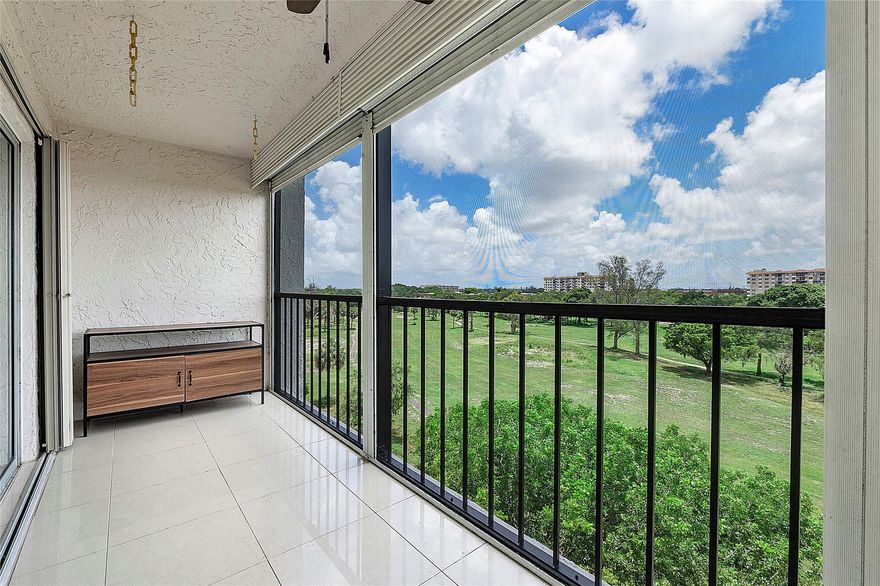 Very nice 2-bedroom, 2-bathroom with an open kitchen. The spacious rooms have tile flooring throughout, master bedroom has two walking closets for ample storage, Washer and dryer inside unit and water heater and AC were newly installed in 2018 and 2017. Enjoy a serene and peaceful view from the screen Florda room. Monthly fees cover internet and cable. NO ASSESSEMENT and work on the building will soon be finish Concrete, painting, roof and elevator. Located in a gated 55-plus community, with a remodeled clubhouse, gym, billiards, tennis, and a pool, all within close proximity to transportation, groceries, and shopping.